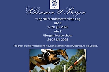 NM Lag/Landsmesterskap Lag & Bergen Horse show 2025 !